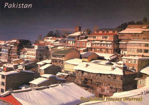 (image for) Pakistan Beautiful Postcard Murree Hills